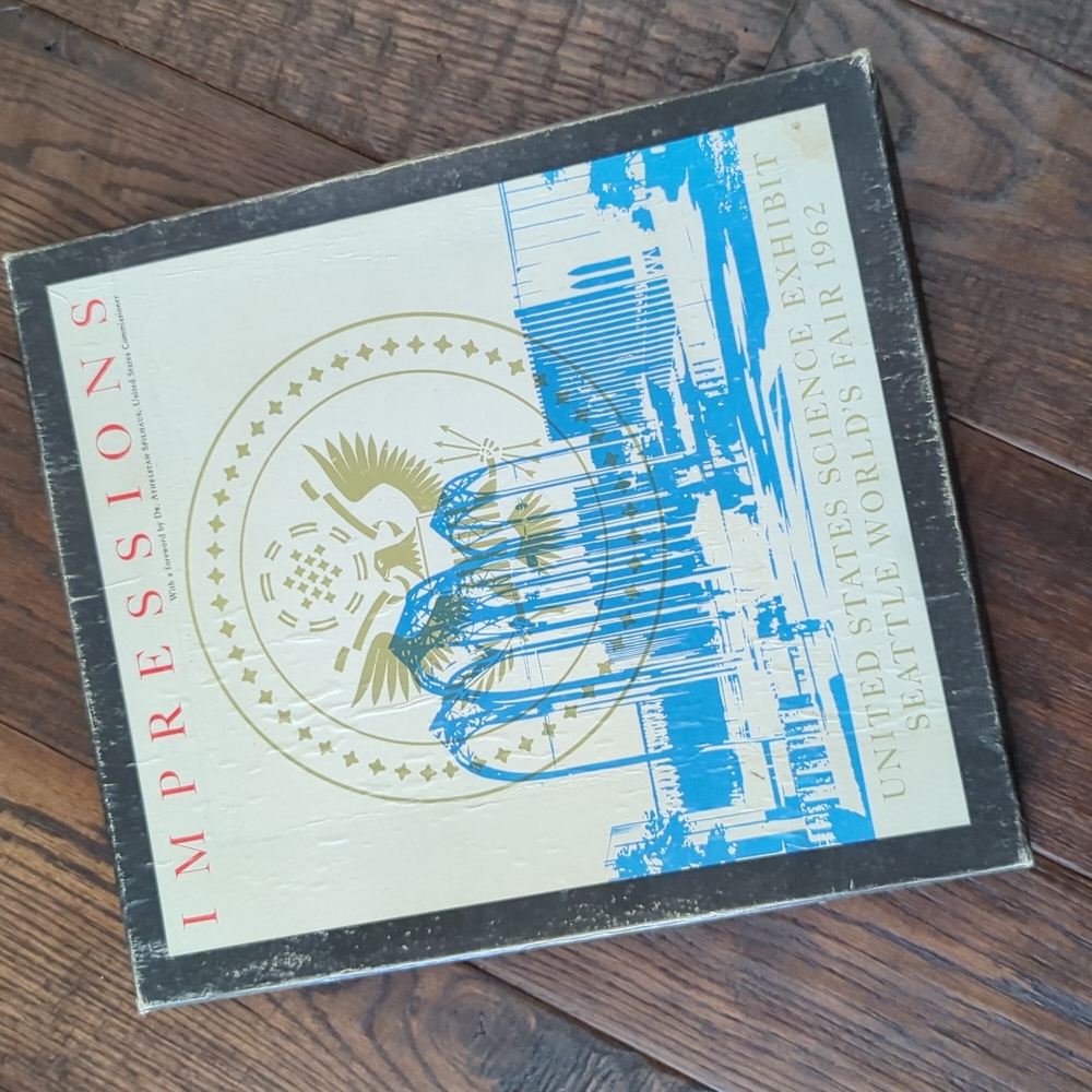 IMPRESSIONS The US Science Exhibit Seattle World's Fair 1962, 19 lithographs
